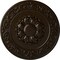 Ekena Millwork Sydney Ceiling Medallion (Fits Canopies up to 5 3/4"), Hand-Painted Bronze, 27 3/4"OD x 2"P CM27SYBZS - alternate 1